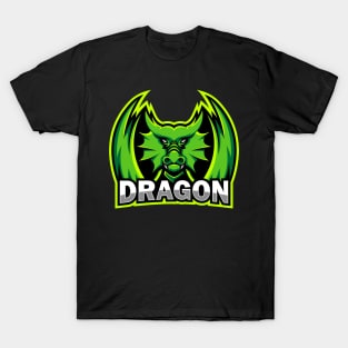 Green dragon illustration design T-Shirt